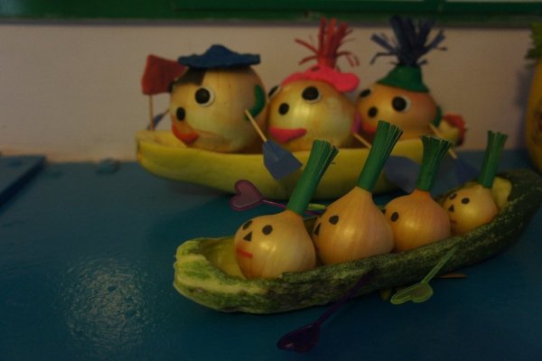 Поделки из огородного материала из овощей