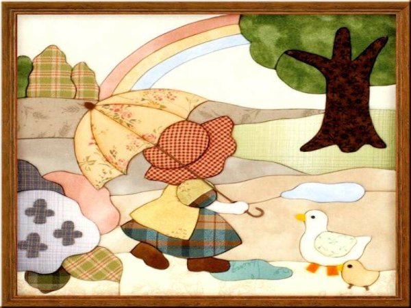 Японская техника кинусайга или пэчворк без иглы