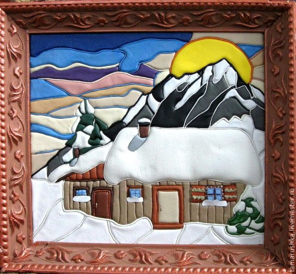 Пейзаж в технике кинусайга