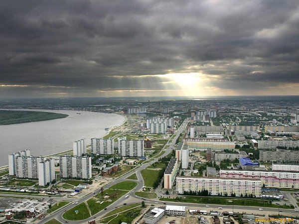 Нижневартовск с высоты птичьего полета