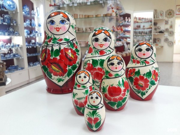 Вятская Матрешка с соломкой