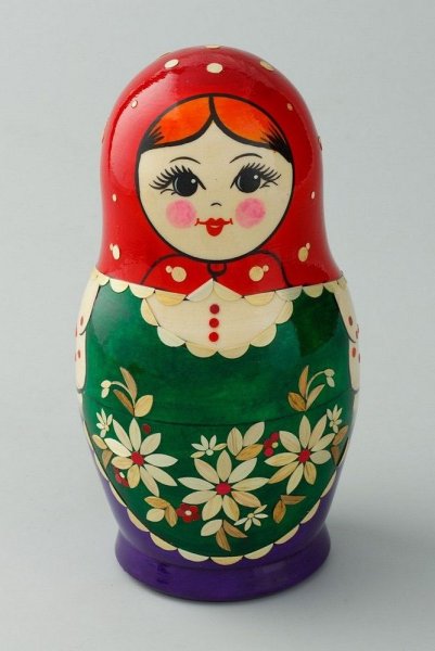 Вятская Матрешка с соломкой