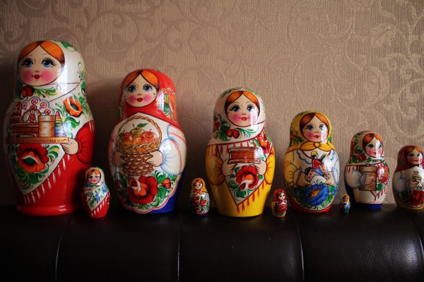 Вятская Матрешка с соломкой
