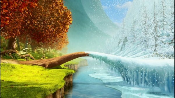 Пейзажи из мультфильмов