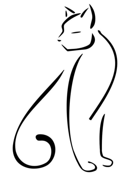 Кот контур