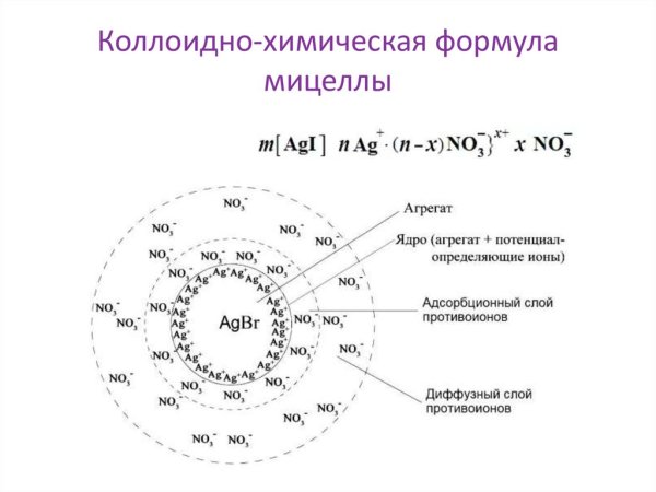 Строение коллоидной мицеллы