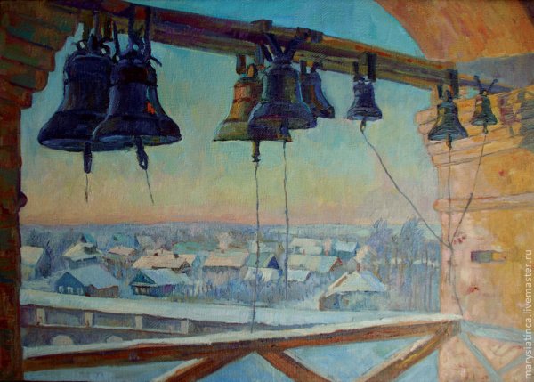 Звонари на колокольне Ивана Великого в живописи