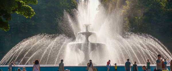 Фонтаны Автозаводский парк Нижний Новгород