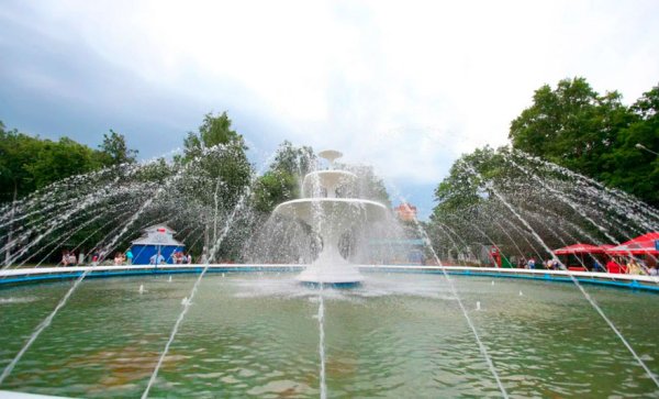 Фонтаны Автозаводский парк Нижний Новгород