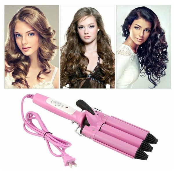 Плойка тройная Junma HB-25