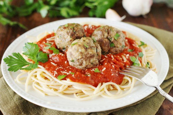 Мясные тефтели фламбе