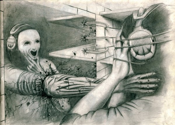 Рисунки людей больных шизофренией