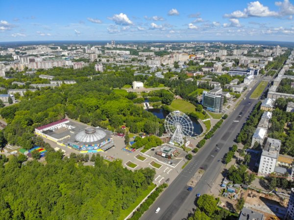 Киров с высоты птичьего полета