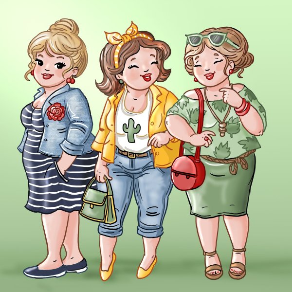 Три весёлые женщины