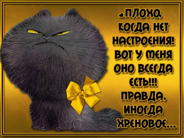 Открытки плохое настроение