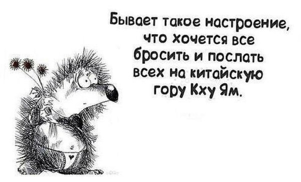 Высказывания о плохом настроении