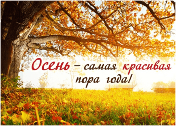 Осенние картинки с надписями