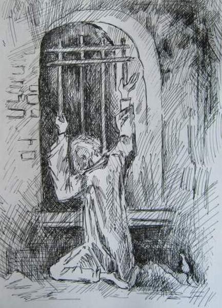 Пушкин узник иллюстрация к стихотворению