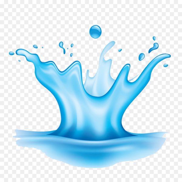 Вода нарисованная