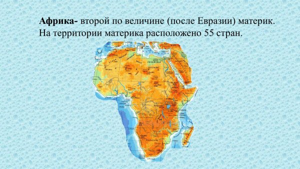 Африка для детей дошкольного возраста