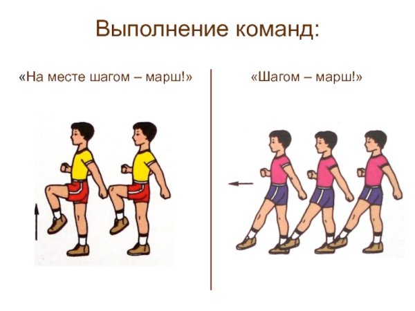 Строевые упражнения в начальной школе
