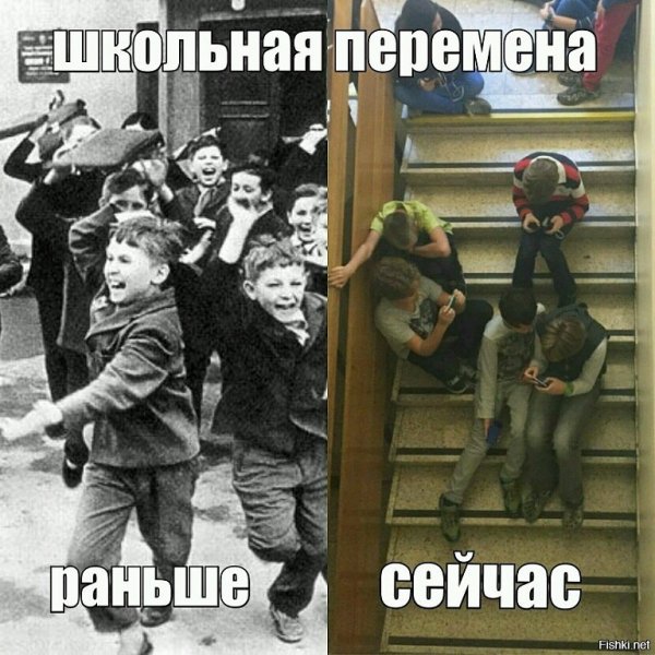 Перемена в школе