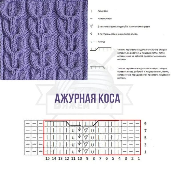 Шапка гиацинт спицами