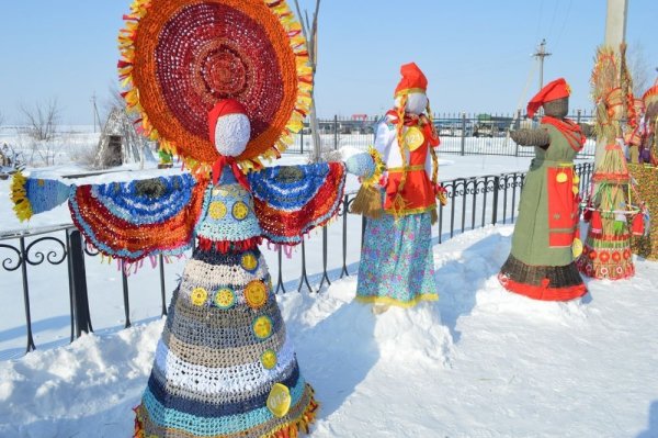Конкурс масленичных чучел