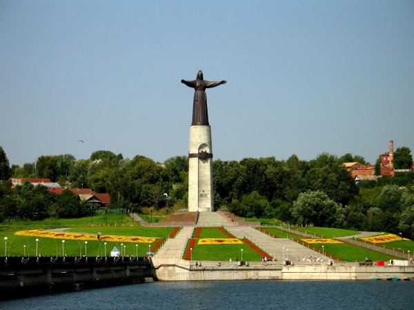 Ночной залив Чебоксары