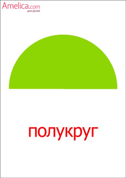 Карточки Домана геометрические фигуры
