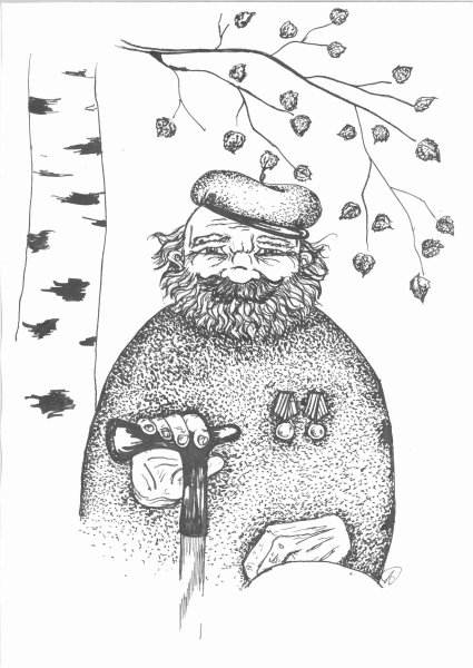 Дедушка рисунок