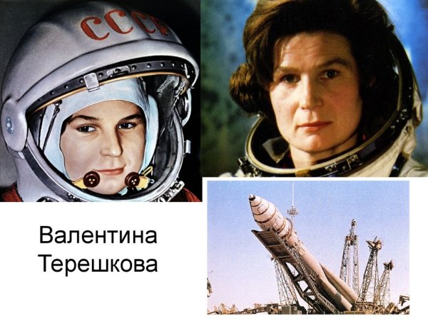 Валентина Терешкова в космосе