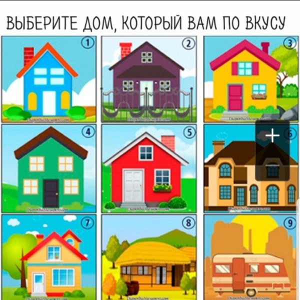 Выбери домик