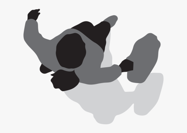 Human Top view vector