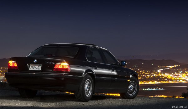 BMW 750il e38 черная