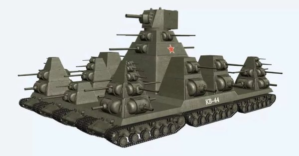 Кв 44 танк сбоку