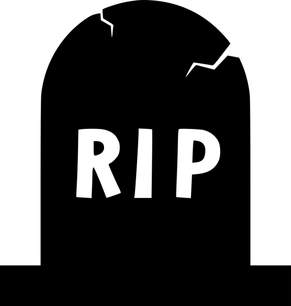 Надпись Rip