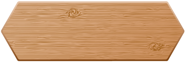 Деревянная доска на прозрачном фоне