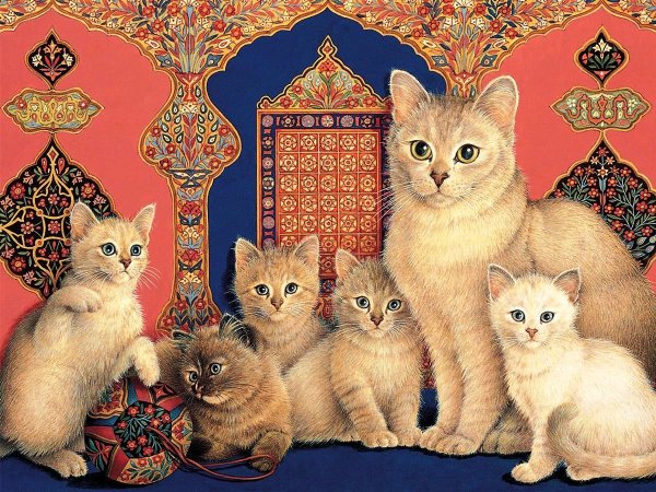 Кошка в семье с детьми