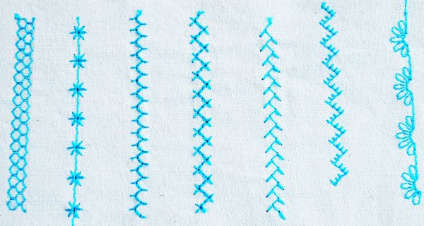 Декоративные ручные швы