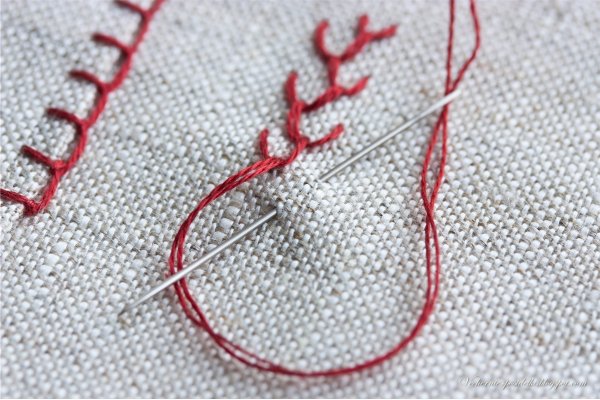 Швы для вышивки нитками