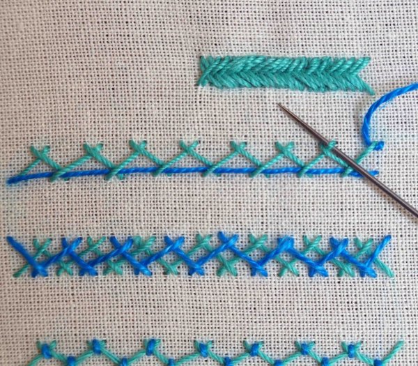 Декоративные ручные швы