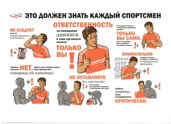 Памятка спортсмену