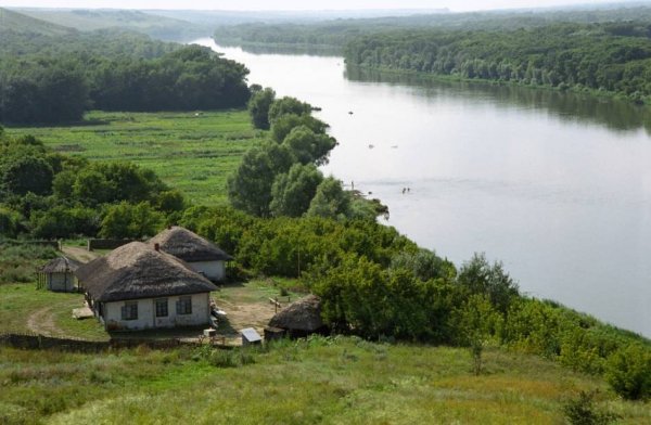 Деревня Хутор река на Дону