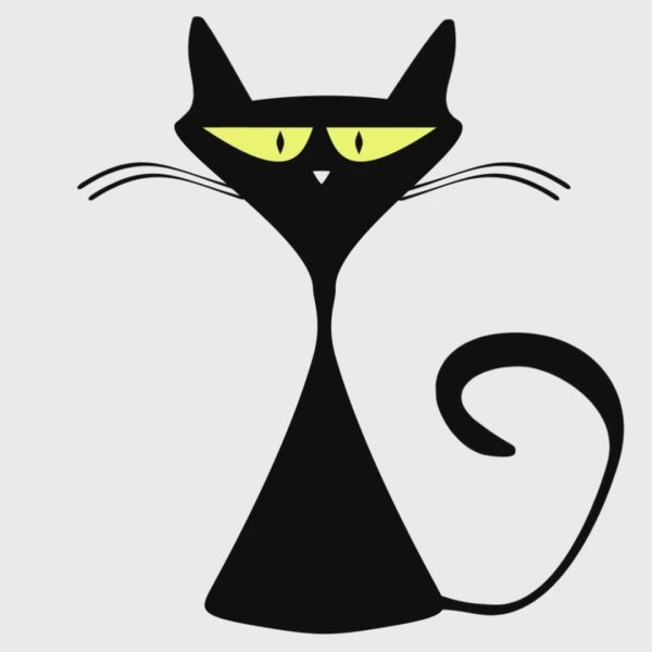 Силуэт кошки