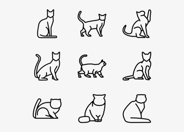 Кошка иконка