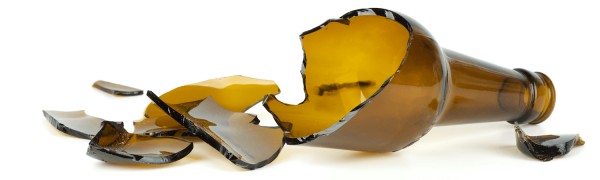 Разбитая бутылка Розочка