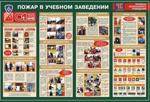 Пожарная безопасность в учебных заведениях