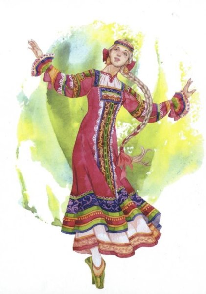 Мила Лосенко акварель