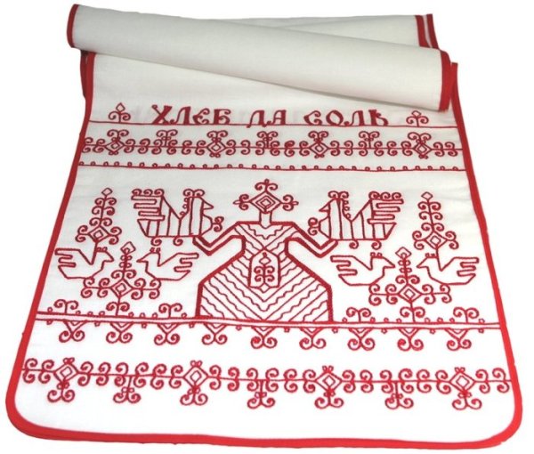 Узоры на полотенце
